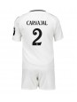 Billige Real Madrid Daniel Carvajal #2 Hjemmedraktsett Barn 2024-25 Kortermet (+ Korte bukser)